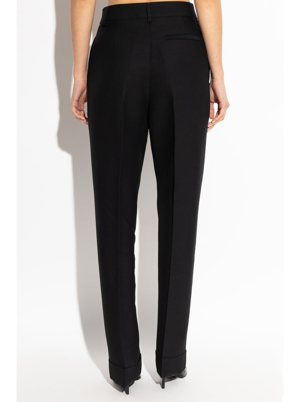 Viscose Wool Tailored Pants