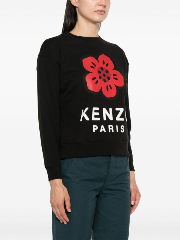 Bokeh Flower Cotton Blend
  Sweatshirt