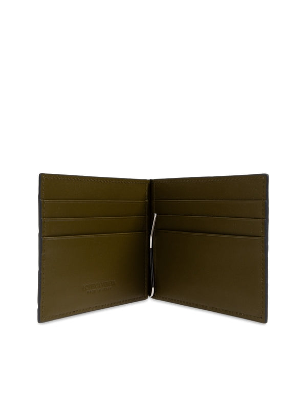 Intrecciato Calfskin Money
  Clip