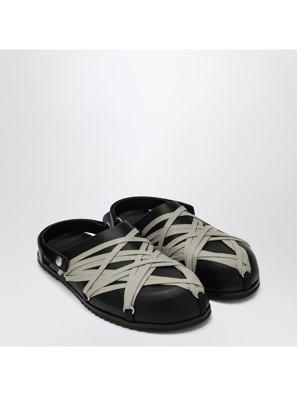 Megalaced Leather Sandals