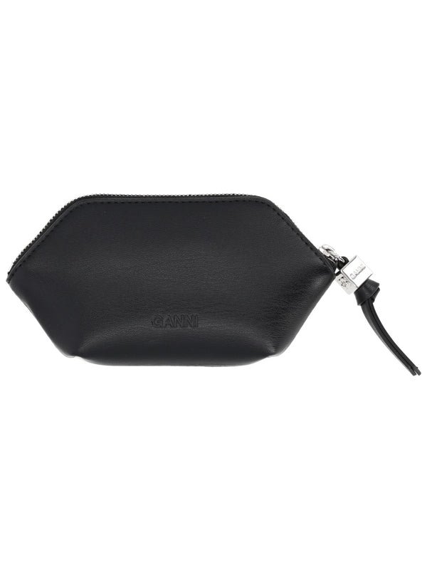Ganni Black Coin Purses