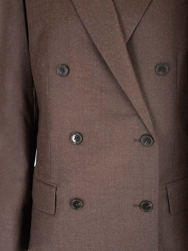 Double-breasted Wool Tailored Jacket