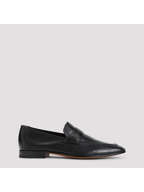 Kangaroo Leather Penny Loafers