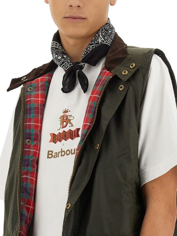 Barbour White Half Sleeve