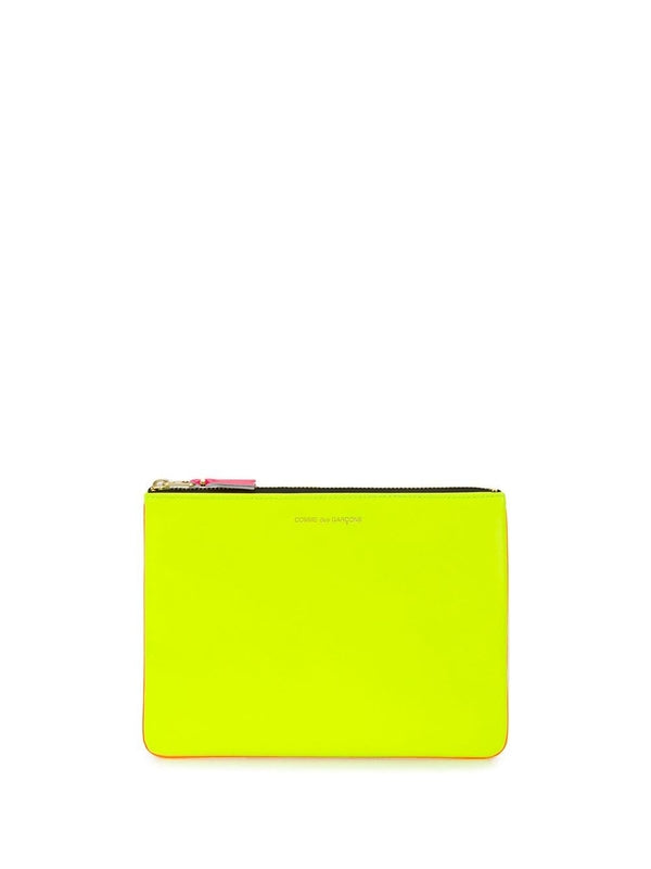 Super Fluoro Two-Tone Clutch Bag