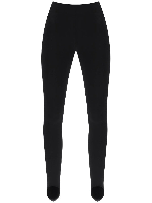 Stirrup Hem Stretch Leggings - Jente