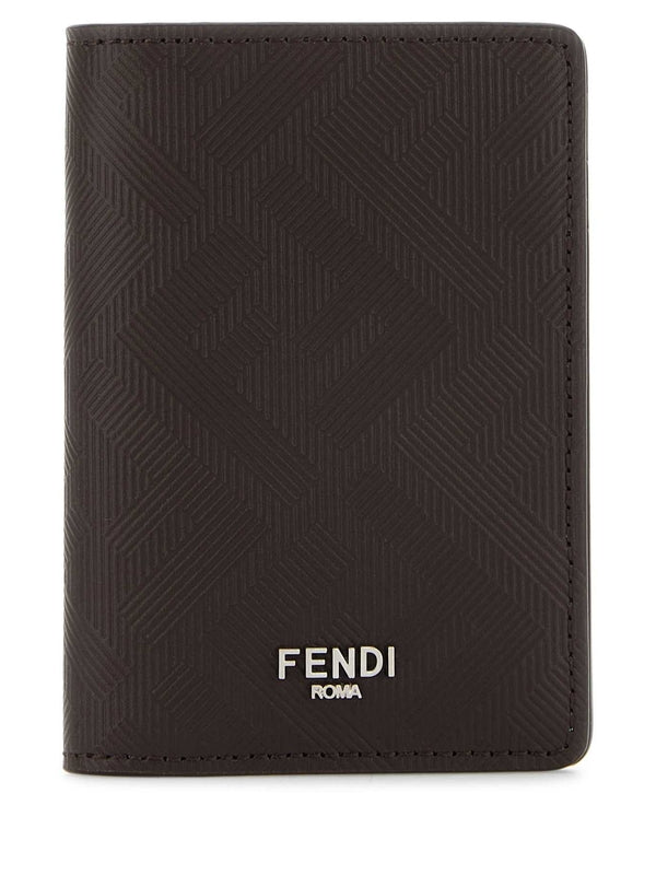 Fendi Brown Card Holders