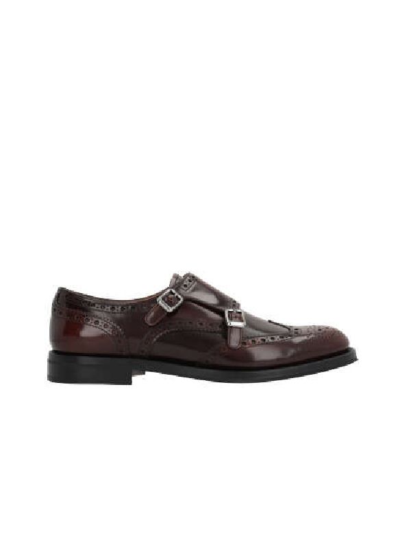 Lana Leather Monk Strap Shoes