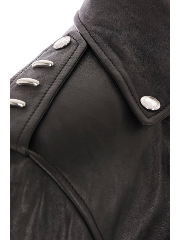 Alexander Mcqueen Black Biker