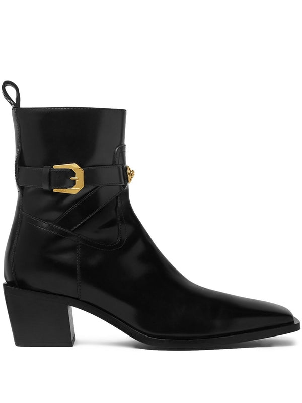 Versace Black Ankle Boots
