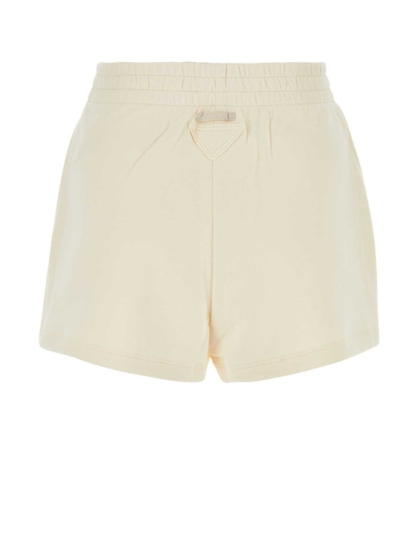 Back Triangle Logo Cotton Shorts