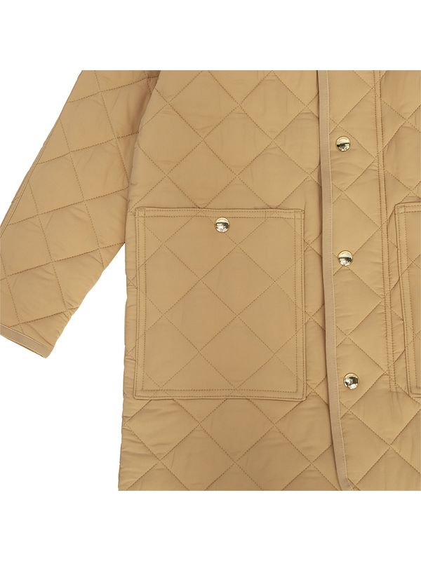 Diamond Quilted Hood Padded