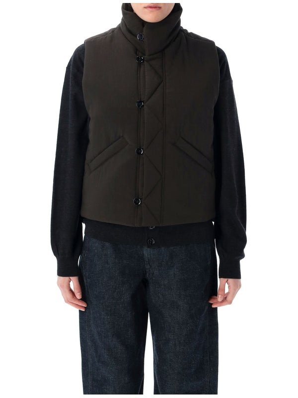 Wool Blend Padded Vest