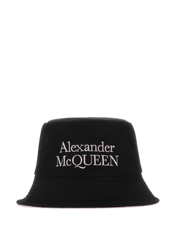 Alexander Mcqueen Black Bucket Hats
