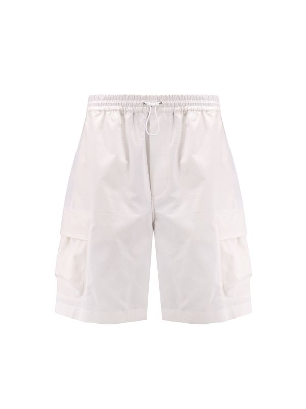 Back web logo-detail banding shorts