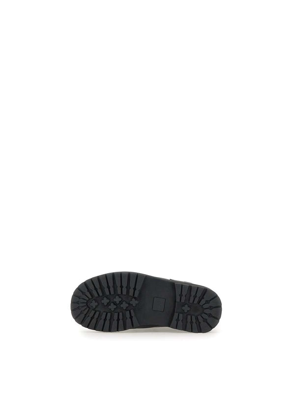 Strada High Top Lace Up Leather Boots