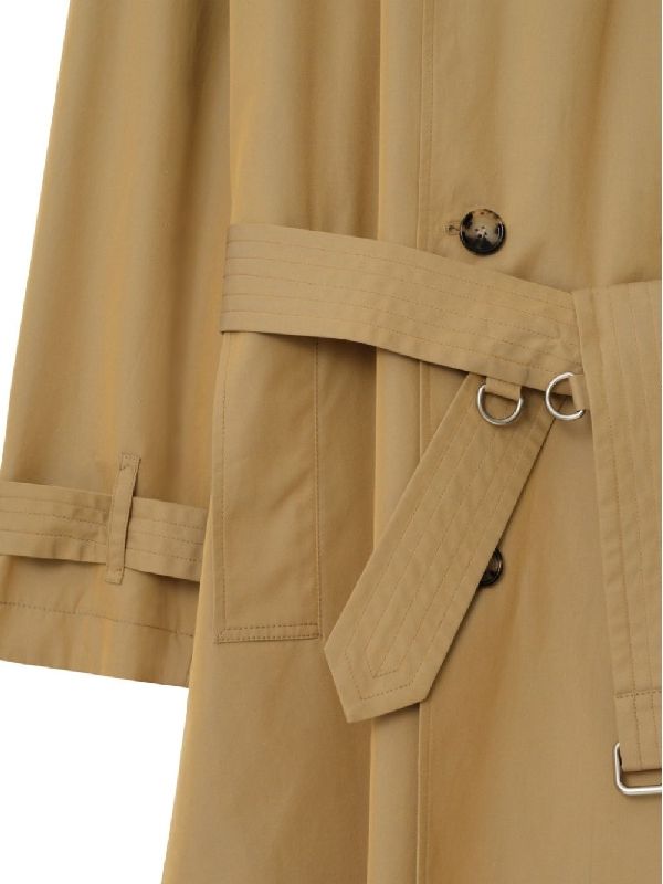 Belted Cotton Trench Coat