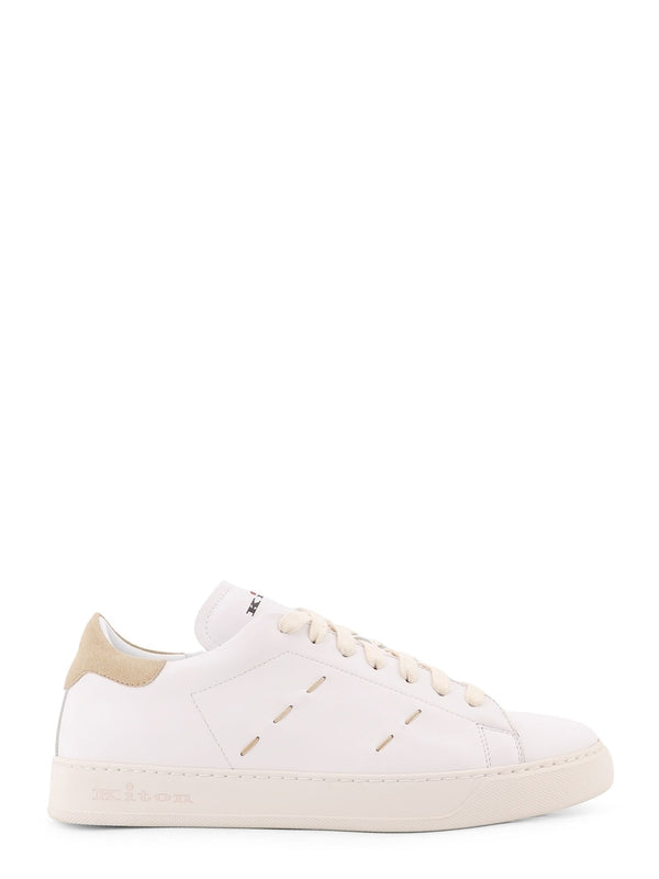 Kiton White Low Top Sneakers