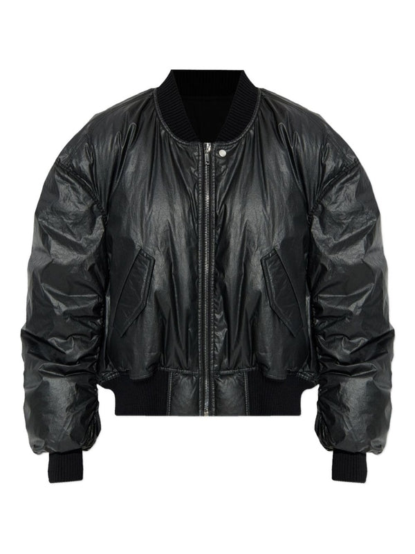 Rick Owens Black Bomber Jacket