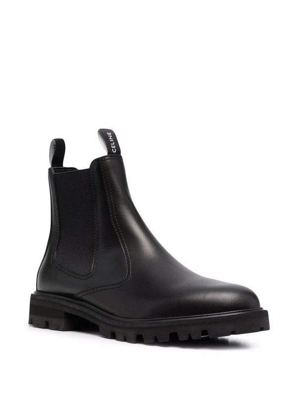 Celine Black Chelsea Boots