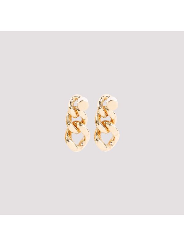 Chain Link Gold Tone Earrings