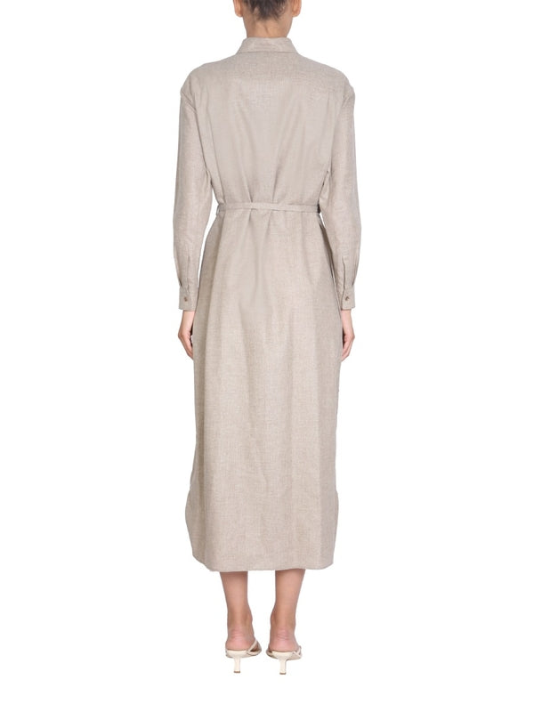 SHIRT DRESS Long Dress