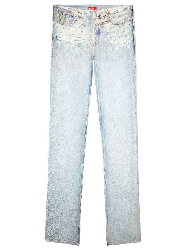 Sarky Denim Printing Trousers
