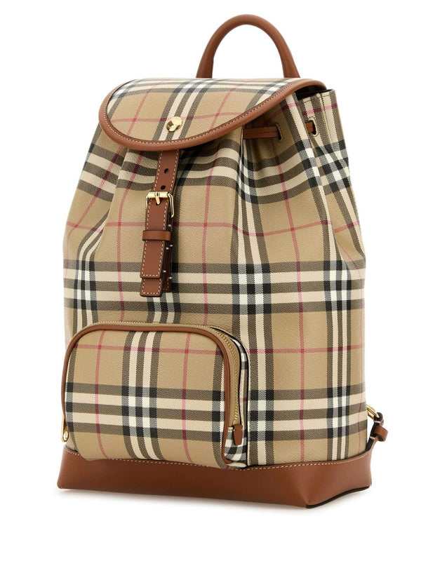 Check Pattern Backpack