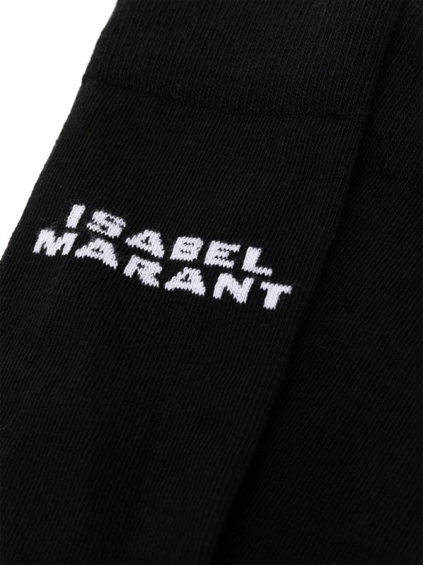 Logo Jacquard Cotton Blend Socks