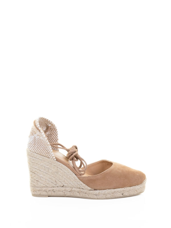 Castañer Beige Wedge Sandals