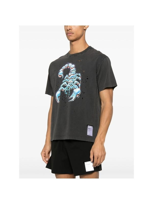 Graphic Print Cotton Short-sleeve T-shirt