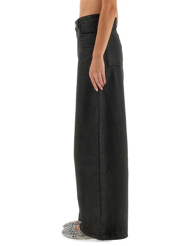 Alysi Black Denim Pants