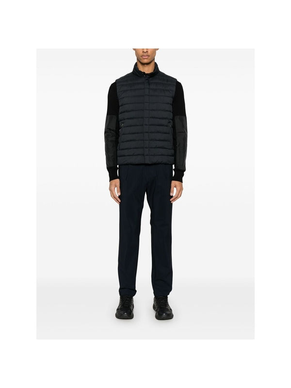 Nylon Blend Tailored Pants