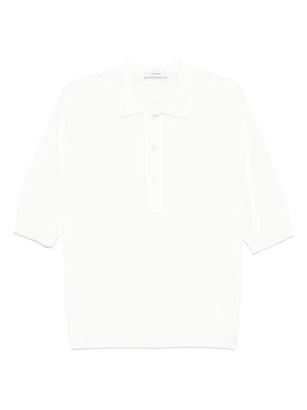 Cotton Blend Short Sleeve Polo Shirt