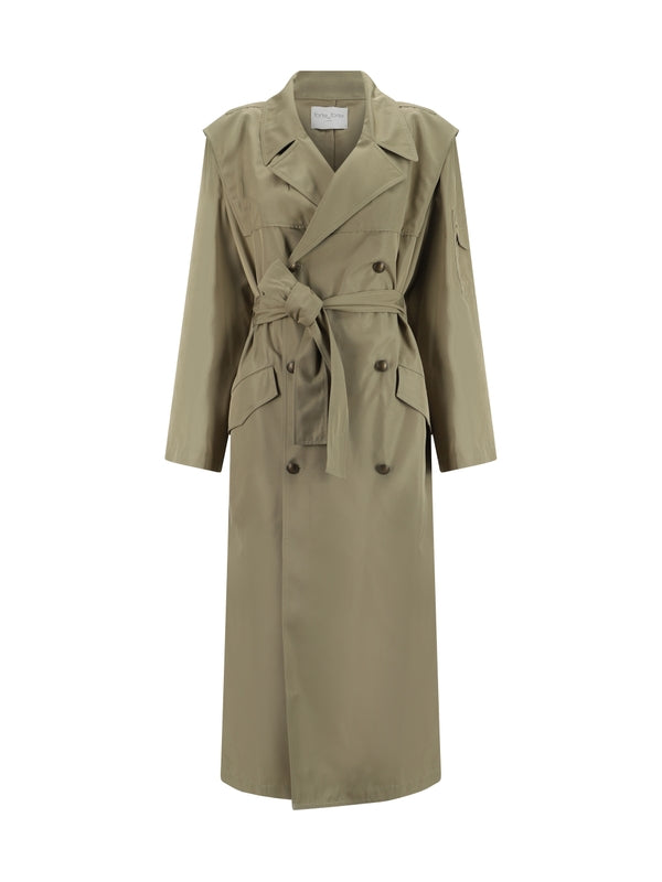 Sleeve Pocket Detail Trench Coat