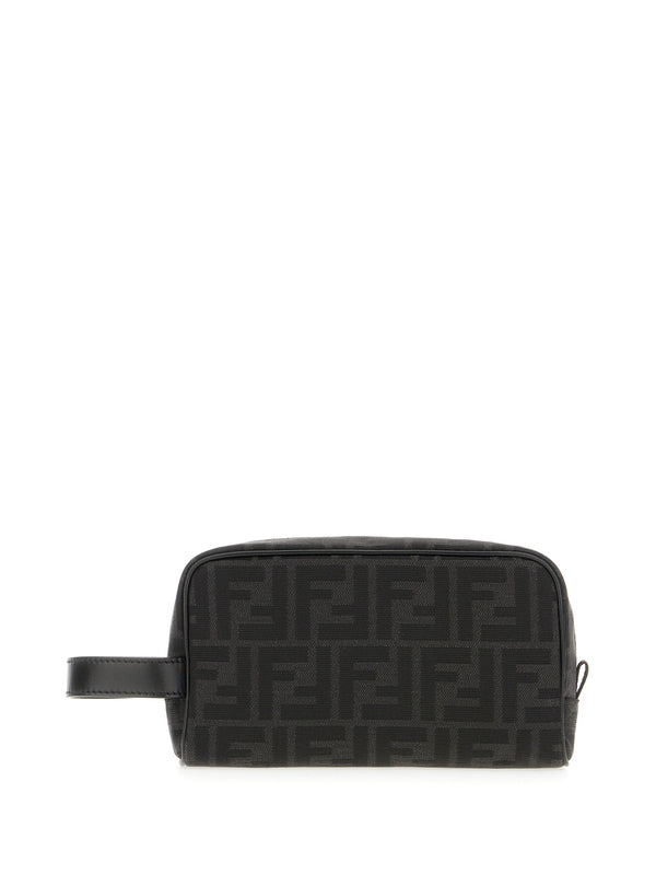 FF Jacquard Strap Pouch Bag