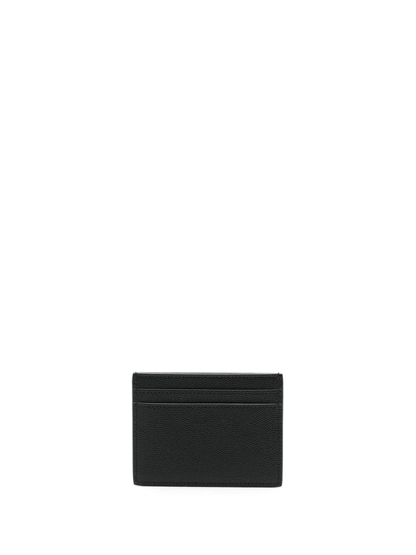 SAINT LAURENT - Cassandra Logo Leather Card Holder - Jente