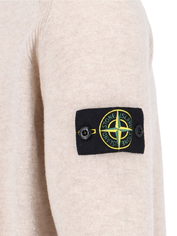 Wappen Patch Wool Knit - Jente