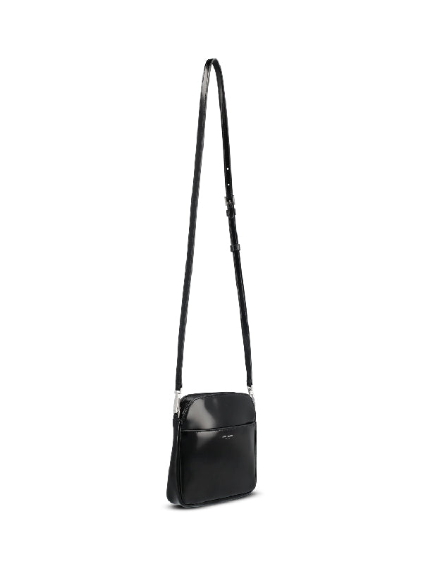 Brushed Leather Mini Crossbody Bag