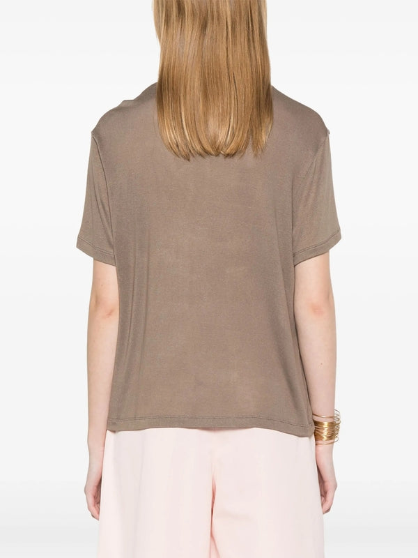 Róhe Brown Half Sleeve