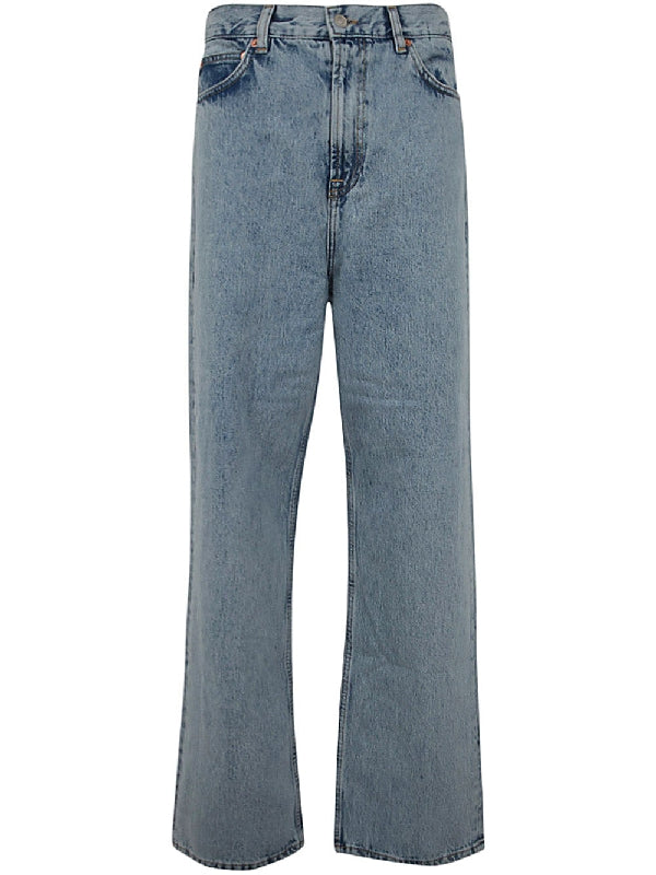 Light Washing Denim Pants