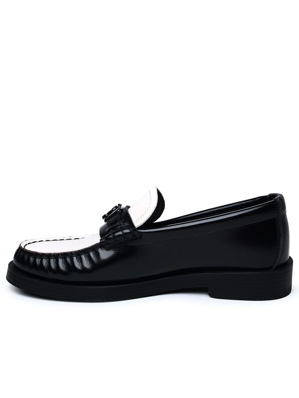 Addie Two-Tone Leather Loafers