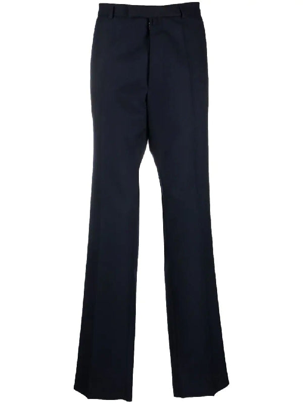 Back Stitch Wool Tailored Pants