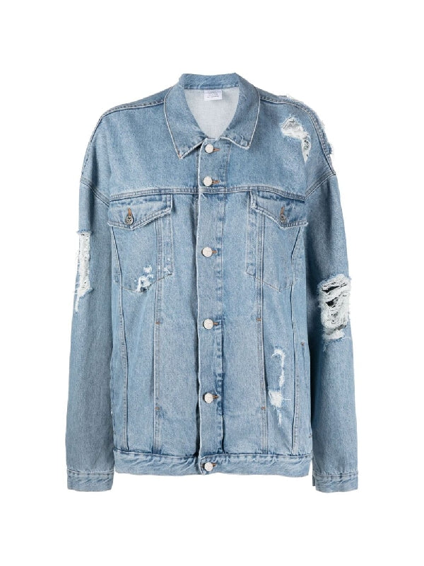 Distressed Denim Jacket