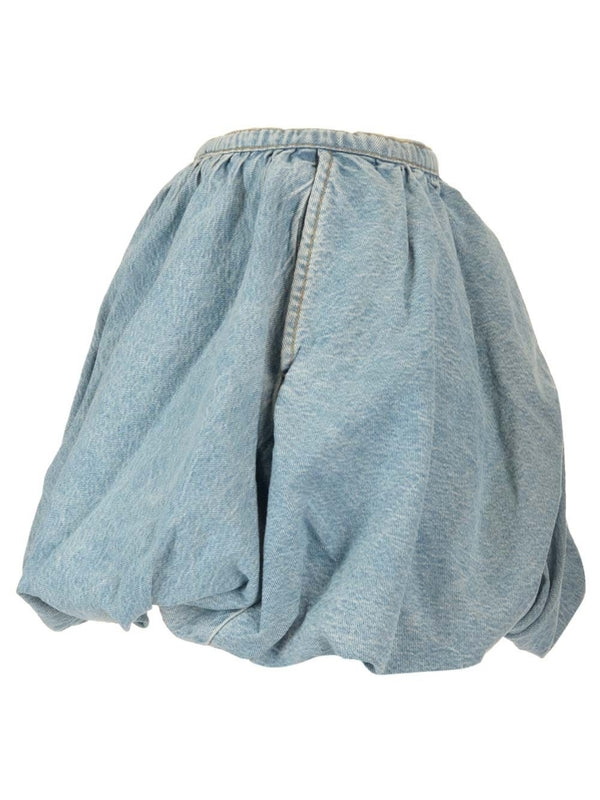 Balloon Denim Skirt