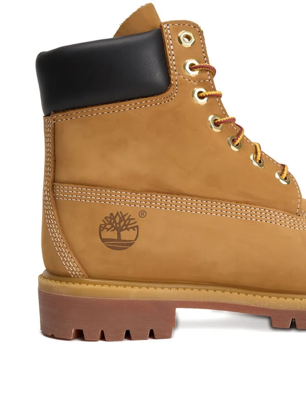 Timberland Beige Lace-Up Boots