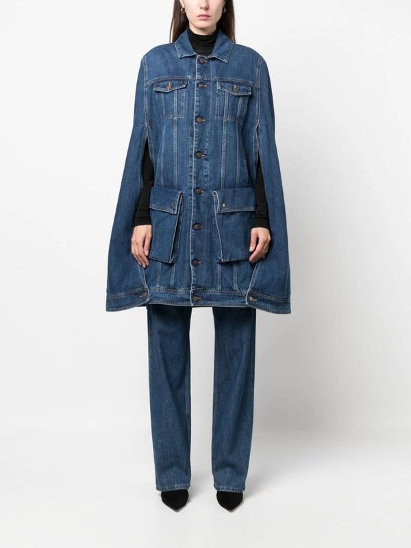 Kate Denim Cape Jacket