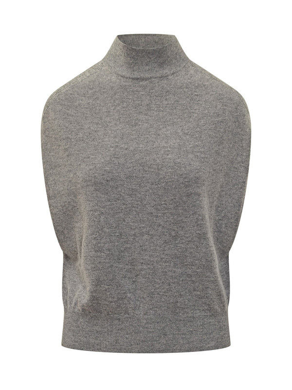 Semicouture Grey Sleeveless
