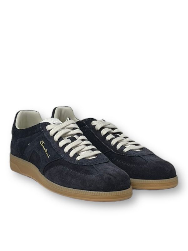 Logo Suede Low Top Sneakers