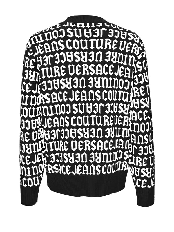 All-Over Logo Wool Blend Knit